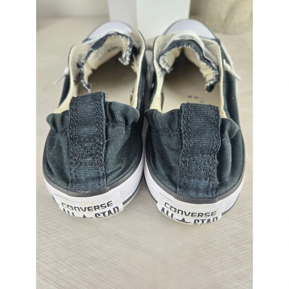 Converse Chuck Taylor All Star Shoreline Black Slip On Sneakers 537081F Womens 7 - Picture 9 of 10